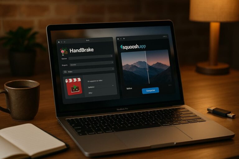 illustration article compression après